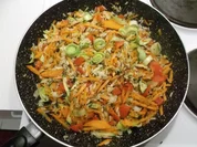 Vegetarisch: Pikante Reis-Gemüsepfanne - Rezept - Bild Nr. 11