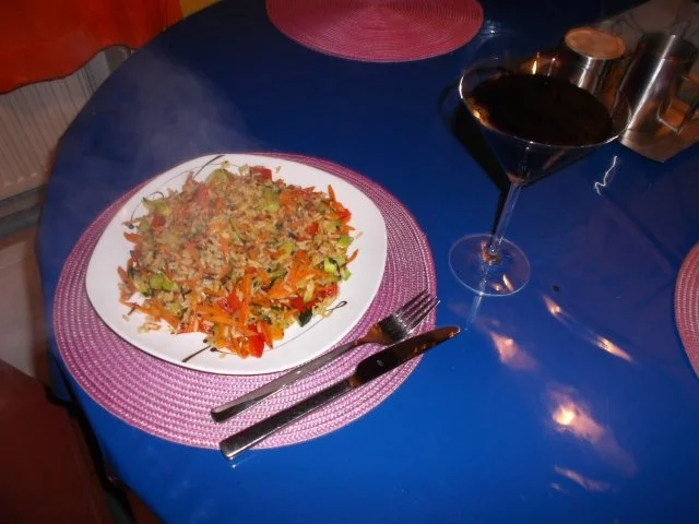 Rezept: Vegetarisch: Pikante Reis-Gemüsepfanne Bild Nr. 13 Vegetarisch: Pikante Reis-Gemüsepfanne - Rezept - Bild Nr. 13