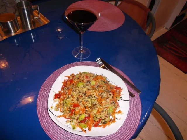 Rezept: Vegetarisch: Pikante Reis-Gemüsepfanne Bild Nr. 14 Vegetarisch: Pikante Reis-Gemüsepfanne - Rezept - Bild Nr. 14