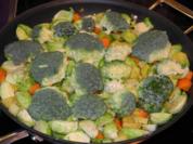Vegan : Bunte Pfanne mit viel Gemüse zum satt werden .... - Rezept
