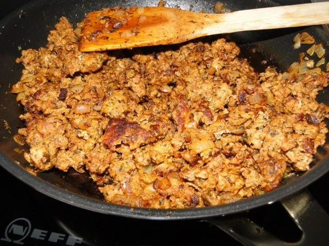 Überbackene ausgehöhlte Brötchen mit Mett - Rezept - Bild Nr. 6