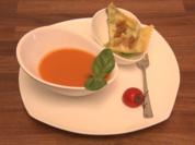 "Italien meets Schwaben" - Tomatensüpple mit Herrgottsscheißerle (Geschwister Hofmann) - Rezept