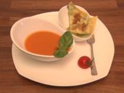 "Italien meets Schwaben" - Tomatensüpple mit Herrgottsscheißerle (Geschwister Hofmann) - Rezept