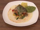 "Von der Sonne geküsst" - Filet vom Saibling auf mediterranem Gemüse (Geschwister Hofmann) - Rezept