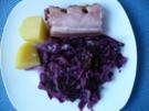 Geschmorter Rotkohl mit Speck - Rezept
