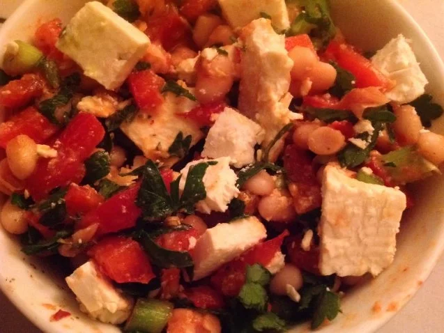 Weißer Bohnensalat - Rezept