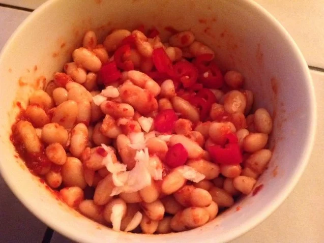 Weißer Bohnensalat - Rezept - Bild Nr. 4