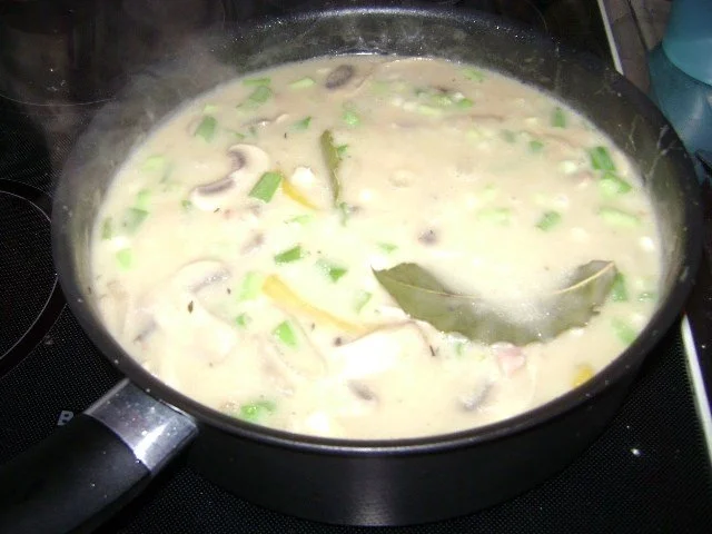 Rezept: Hähnchen in lieblicher Weißweinsoße Bild Nr. 10 Hähnchen in lieblicher Weißweinsoße - Rezept - Bild Nr. 10