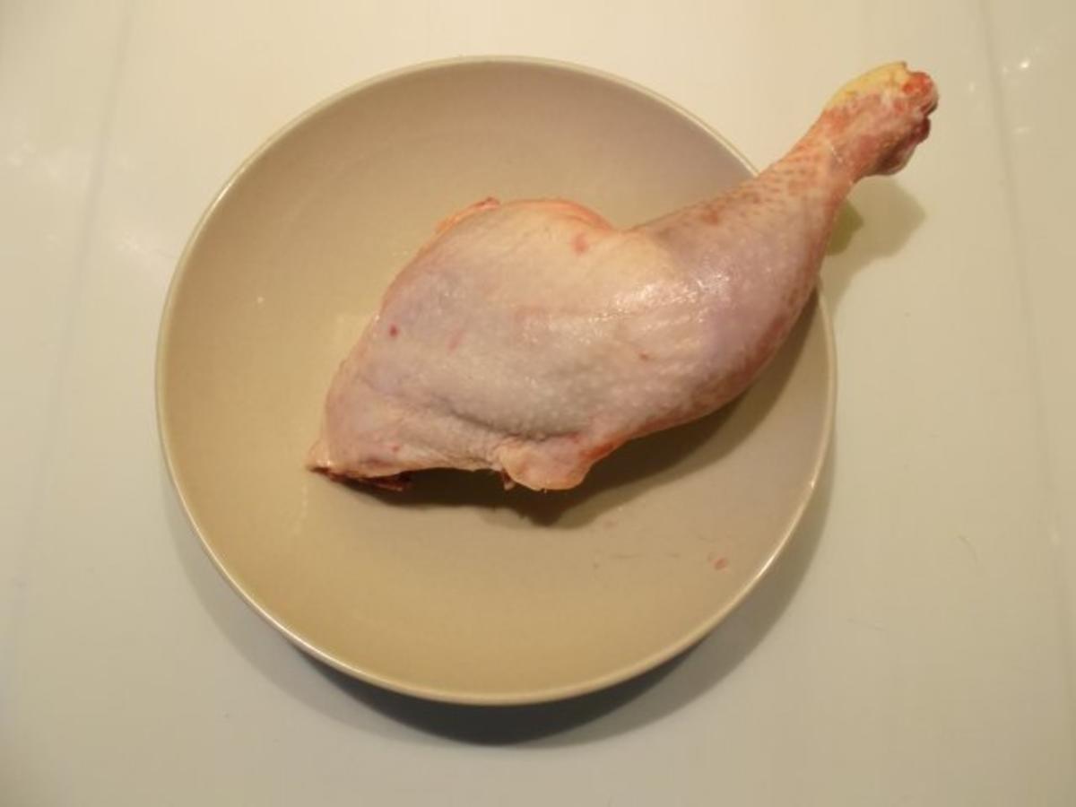 Geflügel: Hähnchenschenkel mit Ofengemüse - Rezept - Bild Nr. 2