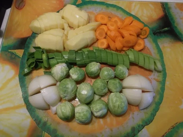 Geflügel: Hähnchenschenkel mit Ofengemüse - Rezept - Bild Nr. 7