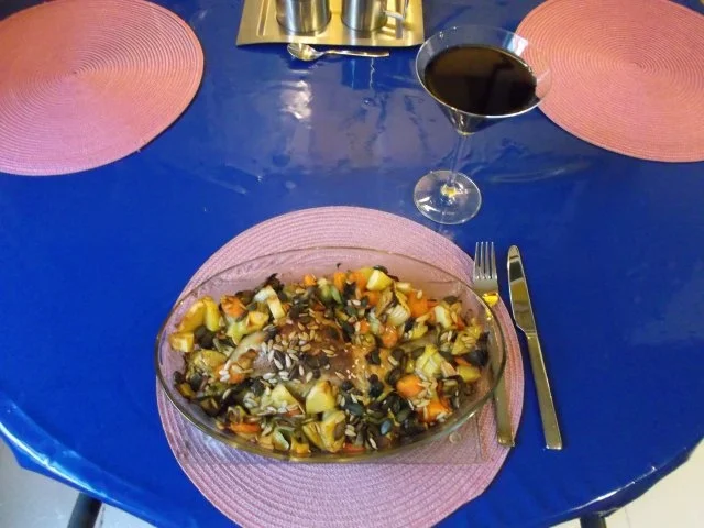 Geflügel: Hähnchenschenkel mit Ofengemüse - Rezept - Bild Nr. 11