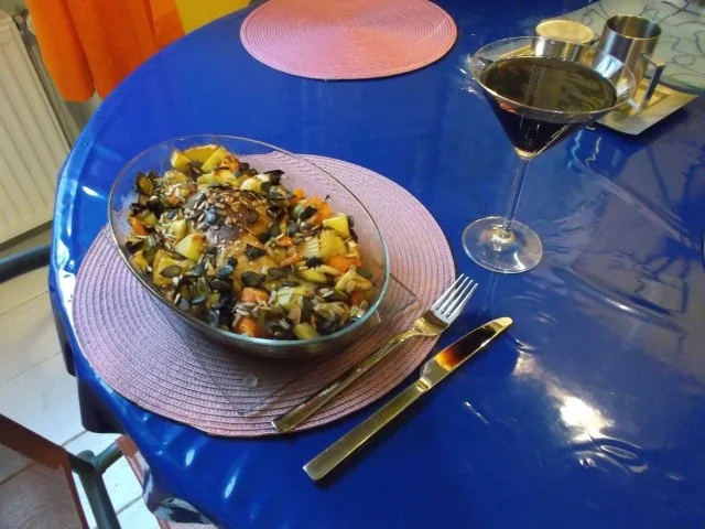 Geflügel: Hähnchenschenkel mit Ofengemüse - Rezept - Bild Nr. 12