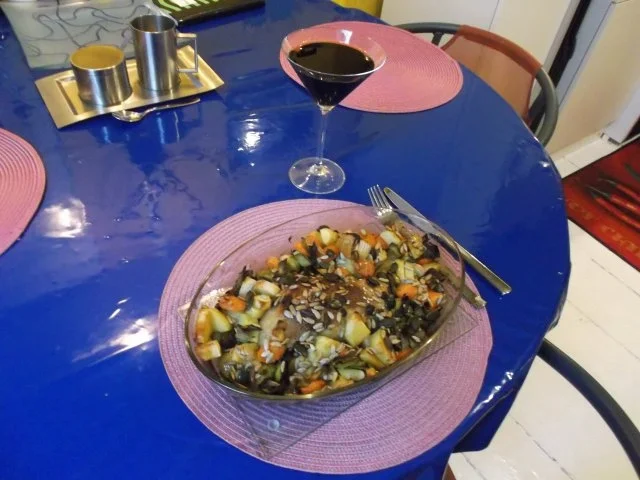 Geflügel: Hähnchenschenkel mit Ofengemüse - Rezept - Bild Nr. 13