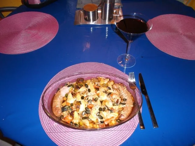 Fleisch: Bratwürstchen mit Ofengemüse - Rezept - Bild Nr. 11