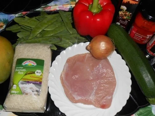 Rezept: Mango-Puten-Reis-Pfanne Bild Nr. 2 Mango-Puten-Reis-Pfanne - Rezept - Bild Nr. 2