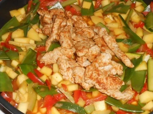 Rezept: Mango-Puten-Reis-Pfanne Bild Nr. 12 Mango-Puten-Reis-Pfanne - Rezept - Bild Nr. 12