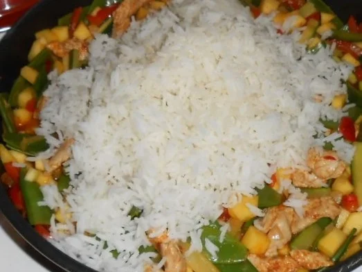 Rezept: Mango-Puten-Reis-Pfanne Bild Nr. 13 Mango-Puten-Reis-Pfanne - Rezept - Bild Nr. 13