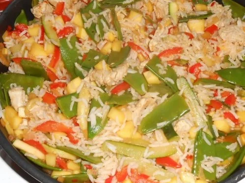 Rezept: Mango-Puten-Reis-Pfanne Bild Nr. 14 Mango-Puten-Reis-Pfanne - Rezept - Bild Nr. 14