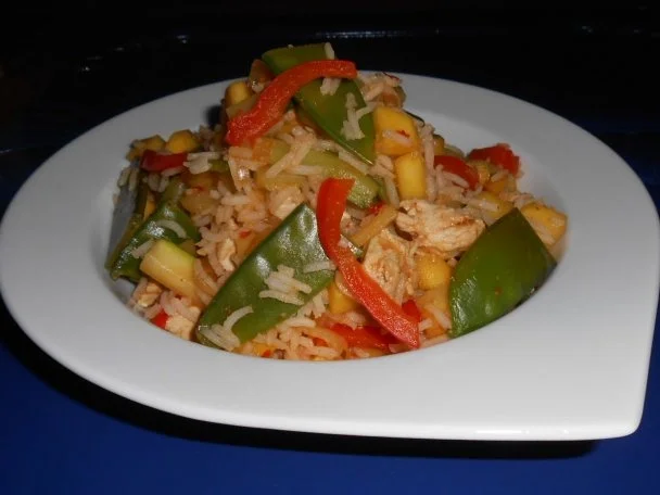 Rezept: Mango-Puten-Reis-Pfanne Bild Nr. 15 Mango-Puten-Reis-Pfanne - Rezept - Bild Nr. 15