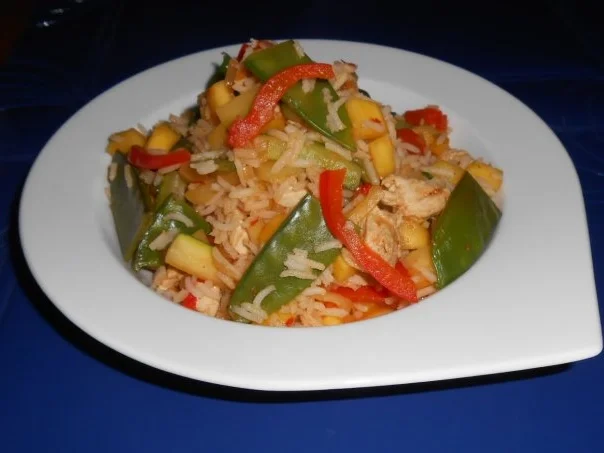 Rezept: Mango-Puten-Reis-Pfanne Bild Nr. 16 Mango-Puten-Reis-Pfanne - Rezept - Bild Nr. 16