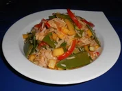 Mango-Puten-Reis-Pfanne - Rezept