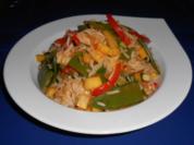 Mango-Puten-Reis-Pfanne - Rezept