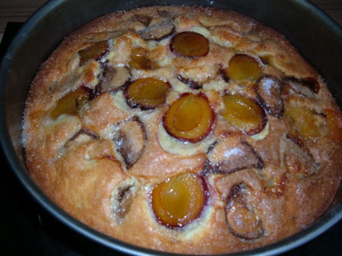Kuchen : Zwetschgen mit Marzipan - Nougat Baumstämmen - Rezept - Bild Nr. 7