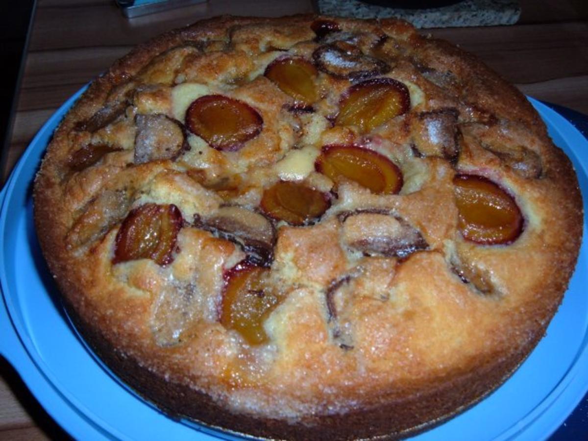 Kuchen : Zwetschgen mit Marzipan Nougat Baumstämmen - einfach - von ...