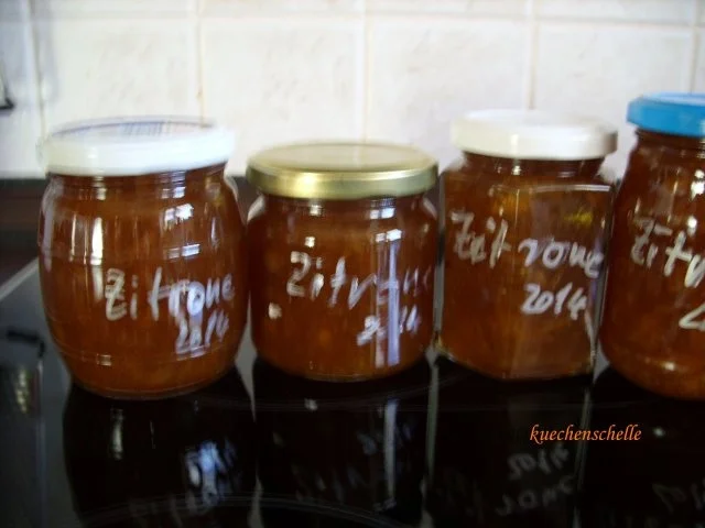 Konfitüre & Co: Zitronenmarmelade - Rezept