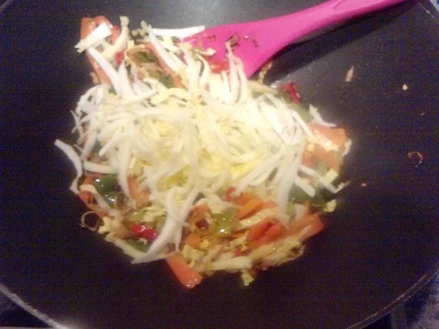 Rezept: CLUBSTEAK BLAUE EMMA MIT WOK - GEMÜSE UND EINER GEHEIMEN ZUTAT Bild Nr. 5 CLUBSTEAK BLAUE EMMA MIT WOK - GEMÜSE UND EINER GEHEIMEN ZUTAT - Rezept - Bild Nr. 5