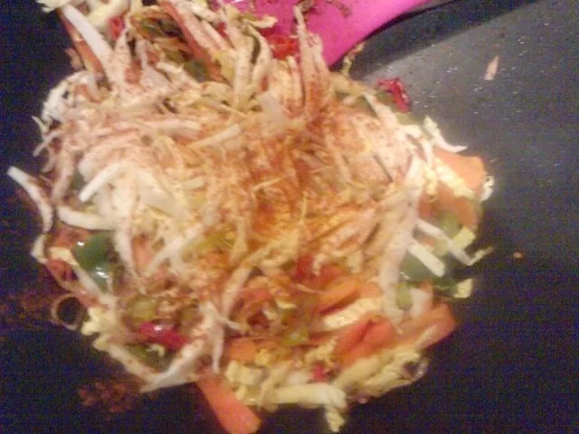 Rezept: CLUBSTEAK BLAUE EMMA MIT WOK - GEMÜSE UND EINER GEHEIMEN ZUTAT Bild Nr. 6 CLUBSTEAK BLAUE EMMA MIT WOK - GEMÜSE UND EINER GEHEIMEN ZUTAT - Rezept - Bild Nr. 6