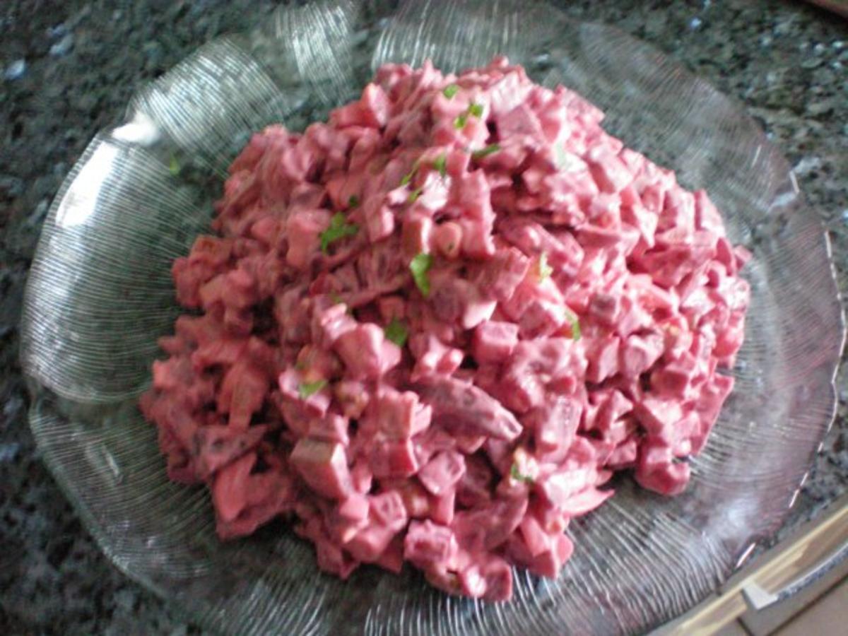 Salat: Rote Bete Salat - Rezept