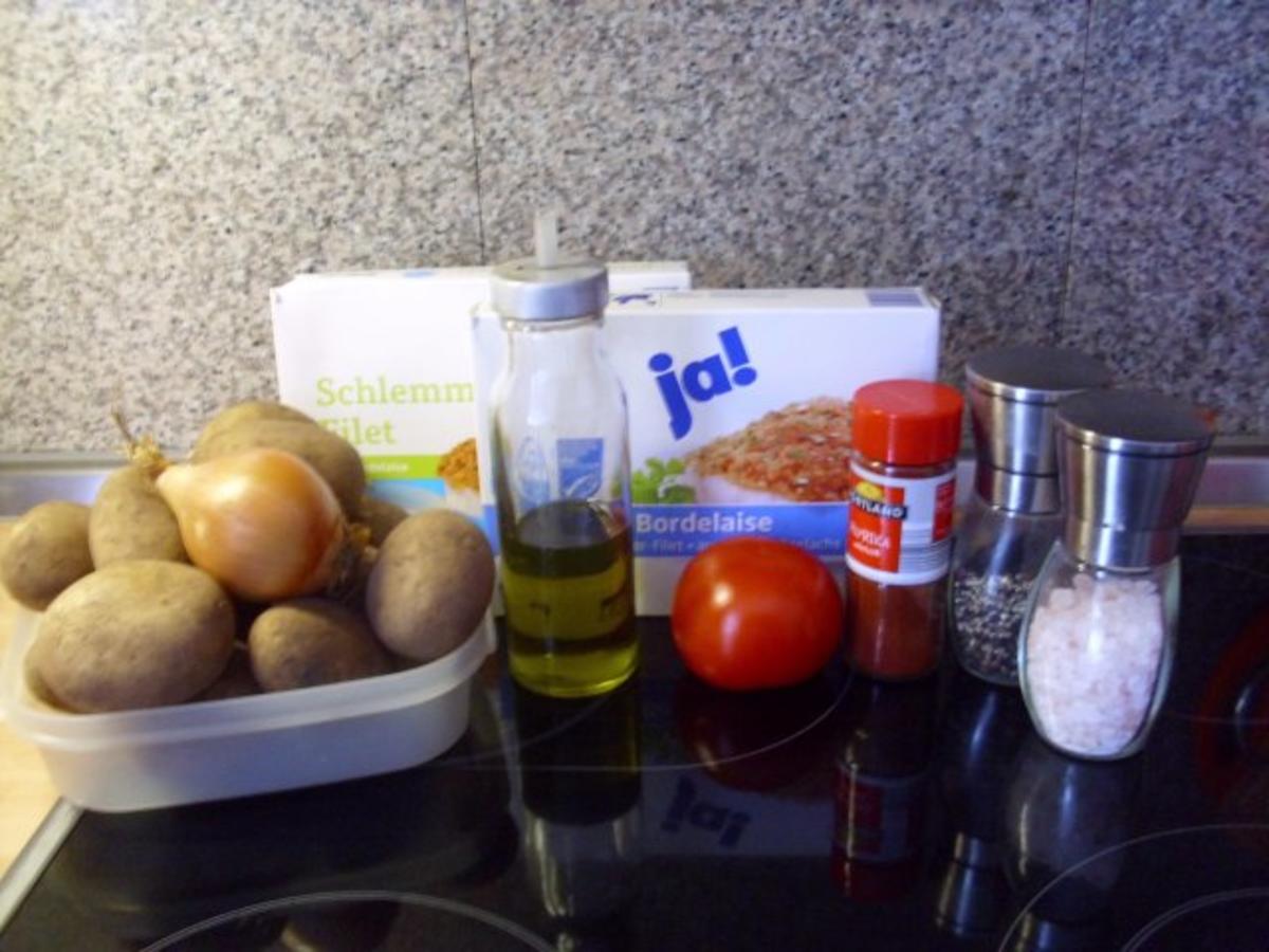 Schlemmerfilet mit gebackenen Kartoffeln - einfach - von elfenike