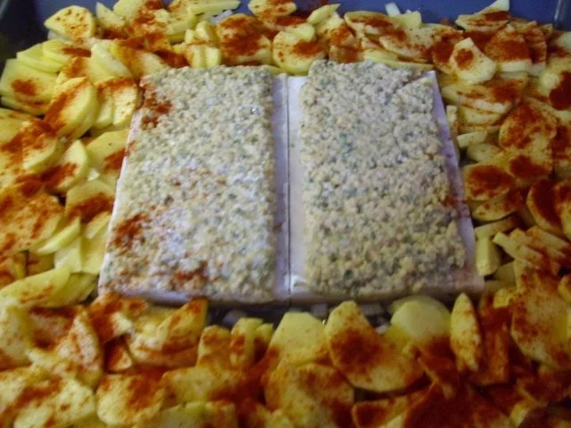 Rezept: Schlemmerfilet mit gebackenen Kartoffeln Bild Nr. 6 Schlemmerfilet mit gebackenen Kartoffeln - Rezept - Bild Nr. 6