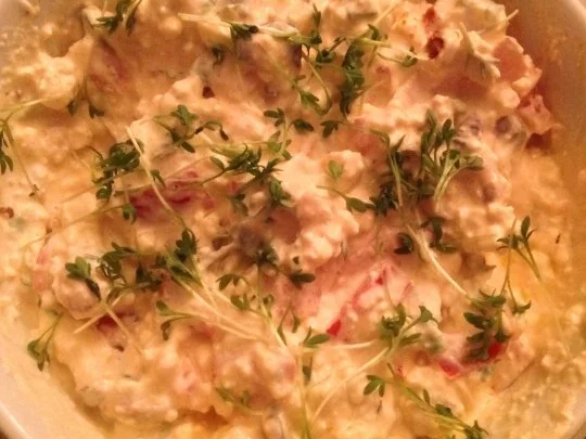 Rezept: Frischkäse - Dip mit Cashewkernen Frischkäse - Dip mit Cashewkernen - Rezept