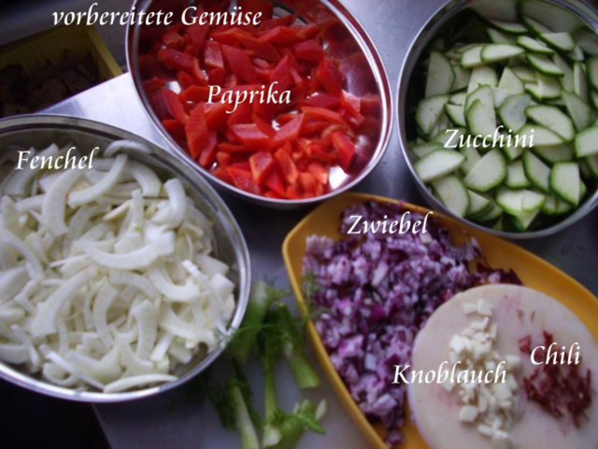 Nudelsoße mit mediteranen Gemüse und Hackfleisch - Rezept - Bild Nr. 5
