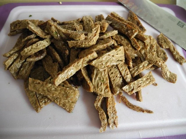 Rezept: Vegan : Soja - Rindvleisch mit grünen Bohnen an Reis Bild Nr. 9 Vegan : Soja - Rindvleisch mit grünen Bohnen an Reis - Rezept - Bild Nr. 9