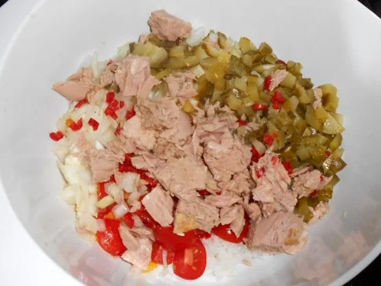 Reis-Paprika-Thunfisch-Salat - Rezept - Bild Nr. 8