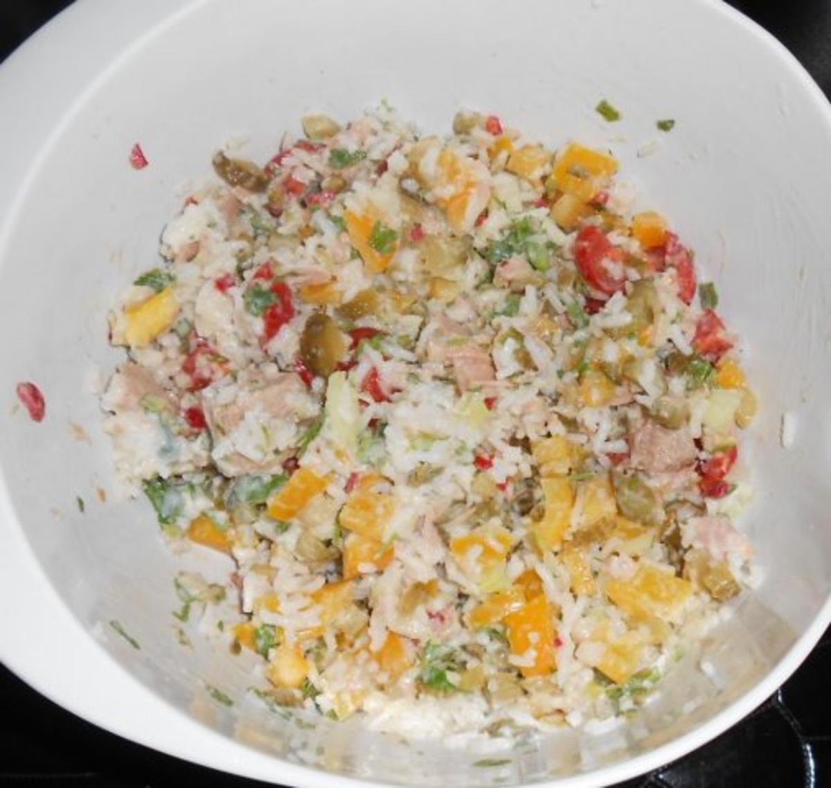 Reis-Paprika-Thunfisch-Salat - Rezept - Bild Nr. 12