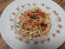 Honig-Sesam-Wurstsalat - Rezept