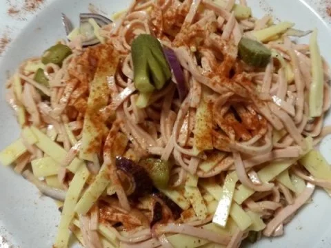 Honig-Sesam-Wurstsalat - Rezept - Bild Nr. 6