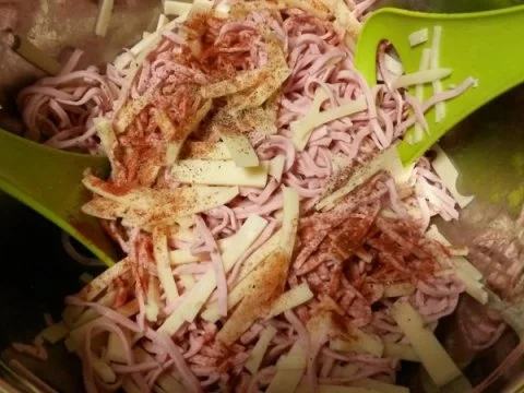 Honig-Sesam-Wurstsalat - Rezept - Bild Nr. 4
