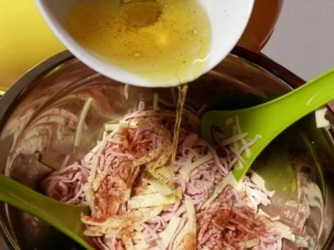 Honig-Sesam-Wurstsalat - Rezept - Bild Nr. 5