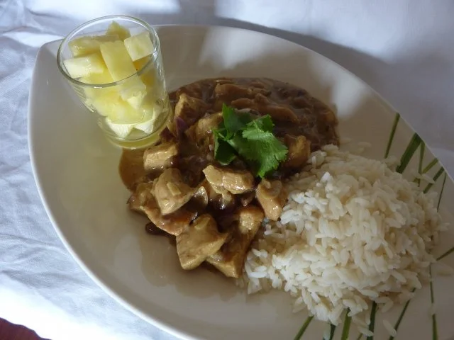 "Kashmir" Hühnchen - Rezept