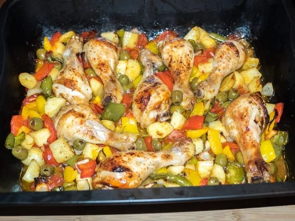 Rezept: Hähnchen aus dem Backofen Bild Nr. 7 Hähnchen aus dem Backofen - Rezept - Bild Nr. 7