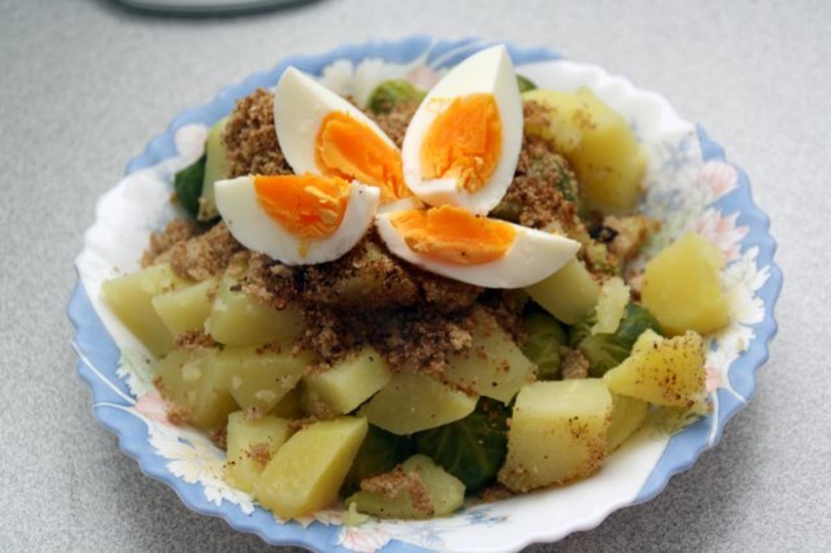 Rosenkohl mit Ei und Kartoffeln - Rezept Durch Dori_kocht-gerne