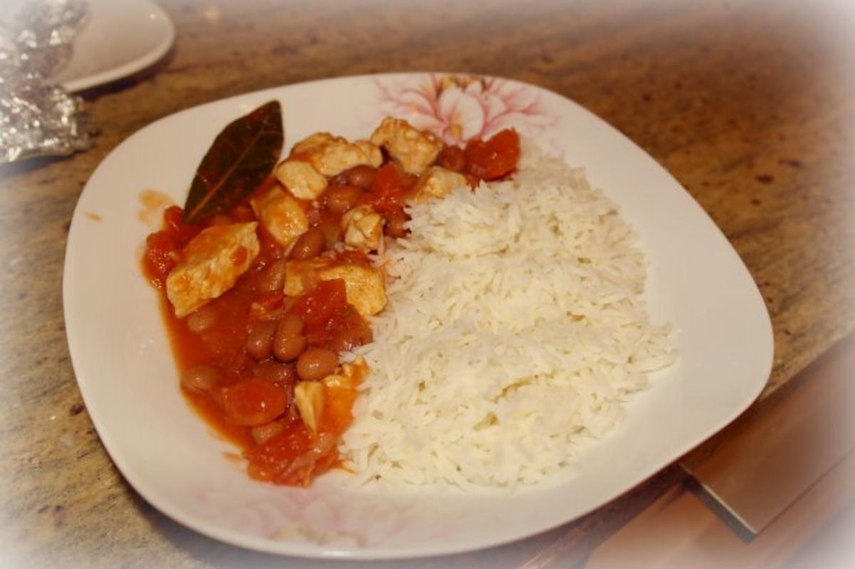 Hähnchen-Eintopf mit Chili-Bohnen - Rezept - kochbar.de