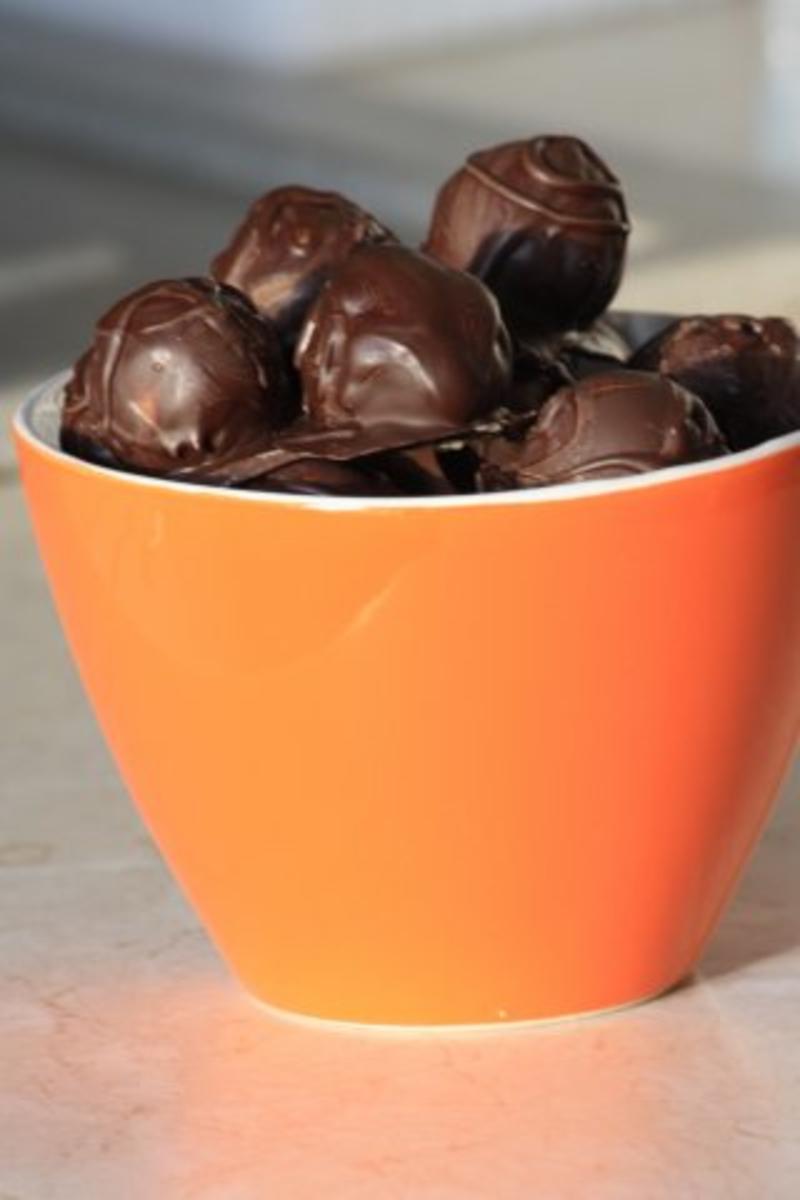 Pralinen: Schokoladen-Trüffelkugeln "Asiana" - Rezept - Bild Nr. 6