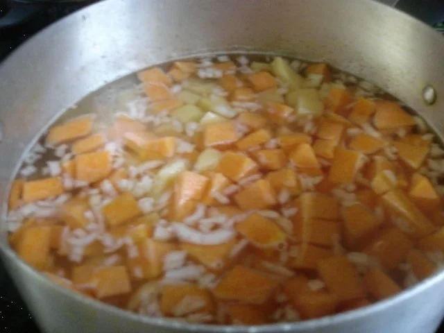 Rezept: Kartoffel-Kürbis-Stampf Bild Nr. 4 Kartoffel-Kürbis-Stampf - Rezept - Bild Nr. 4