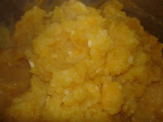 Rezept: Kartoffel-Kürbis-Stampf Kartoffel-Kürbis-Stampf - Rezept